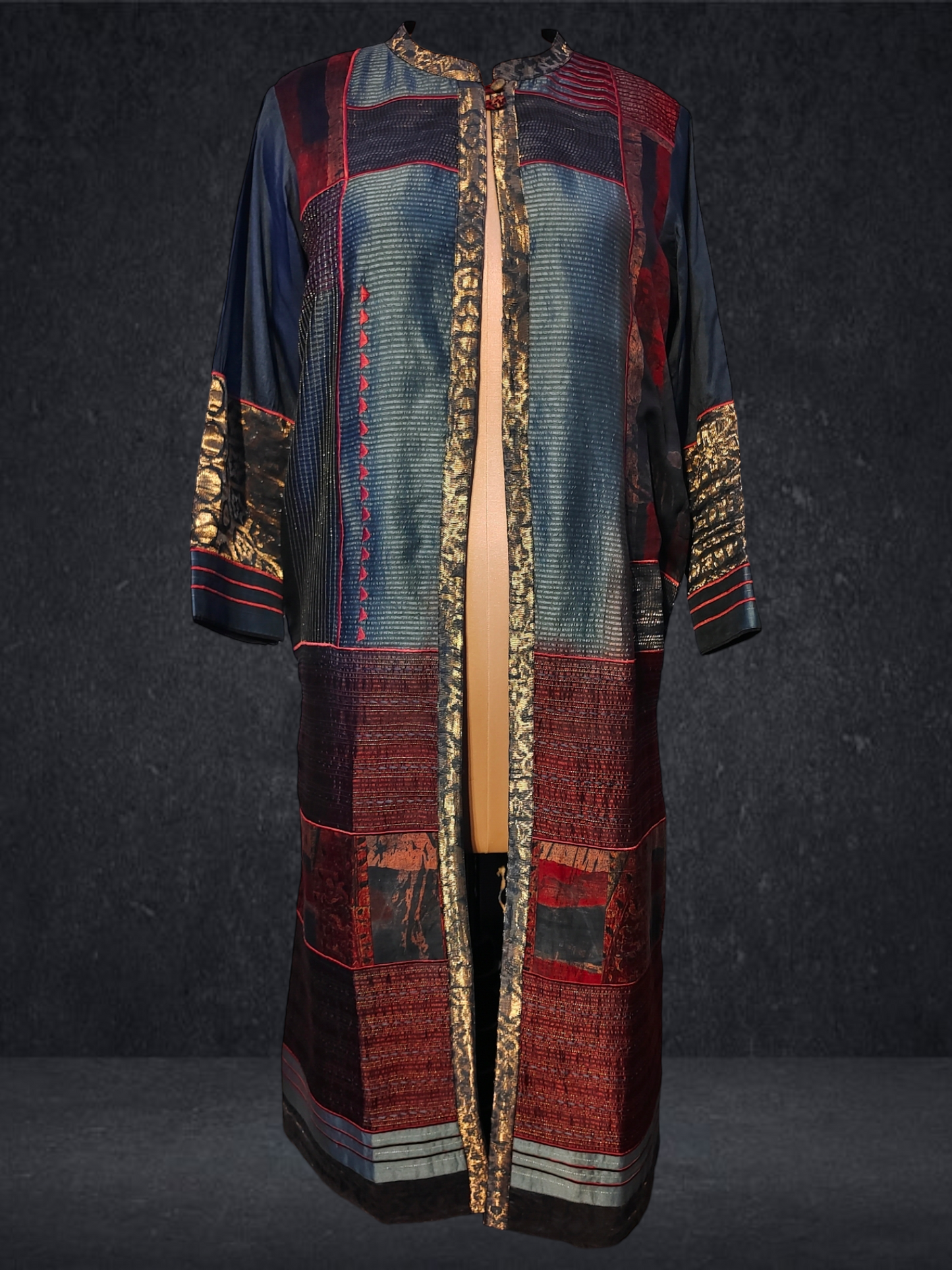 Formal Silk Ajrakh Jacket