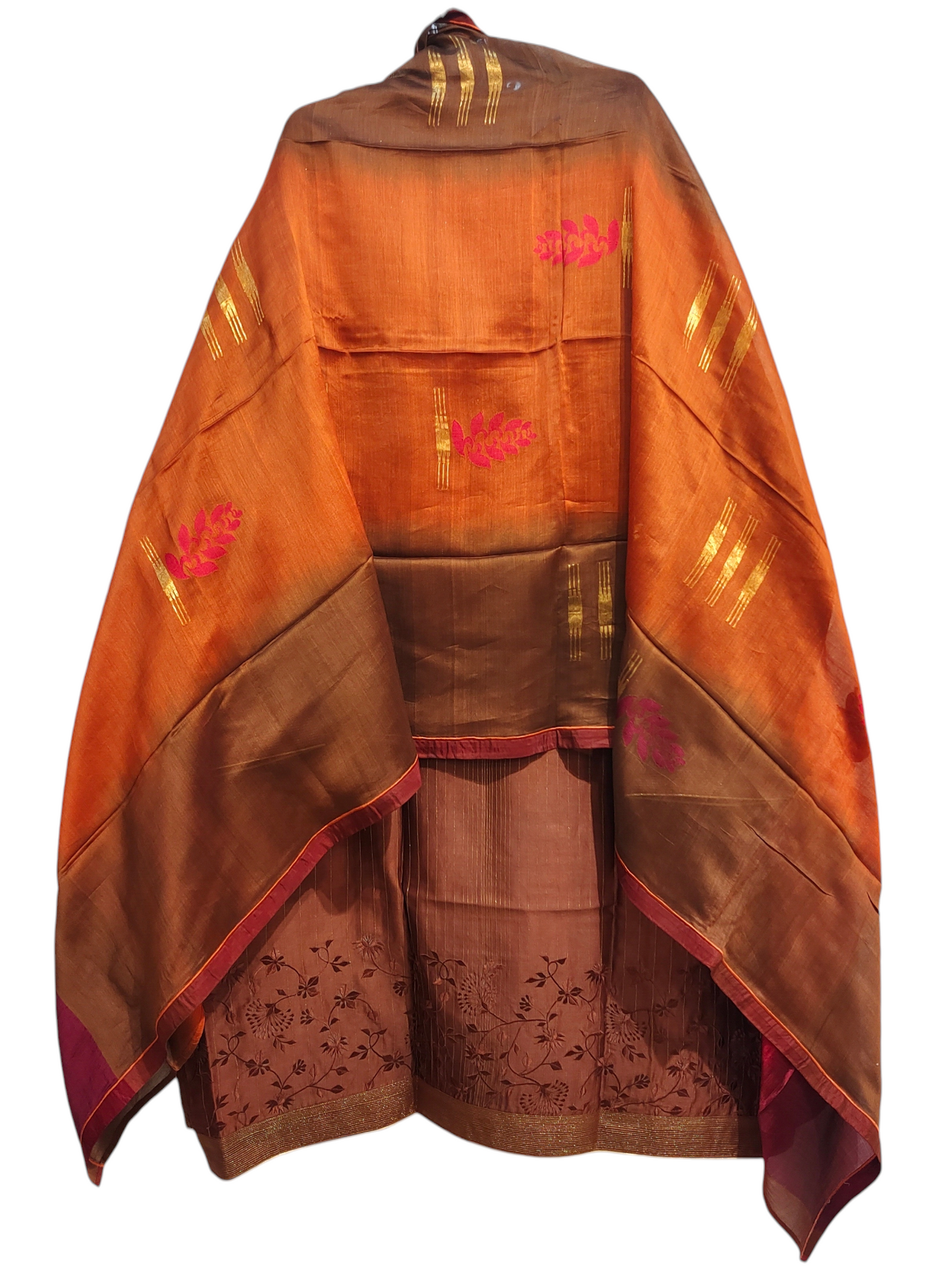 Semi Stitched Formal Chanderi Suitset