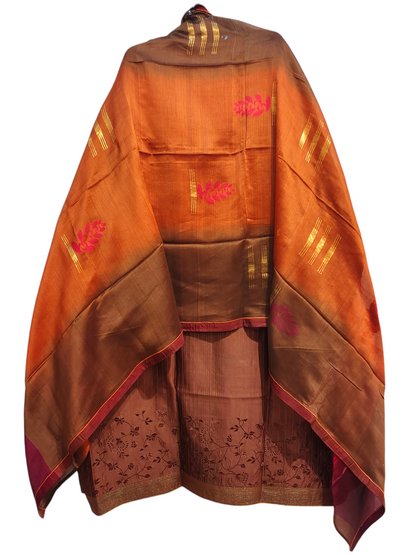 Semi Stitched Formal Chanderi Suitset