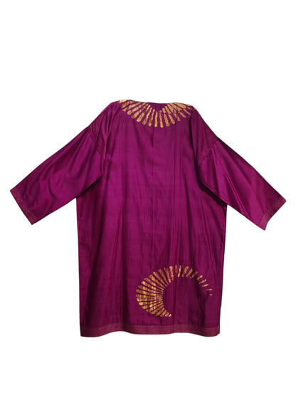 Semi Stitched Chanderi Formal Suitset