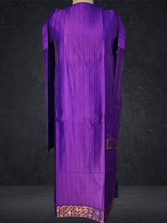 Semi Stitched Formal chanderi Kurta