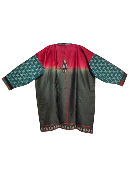 Semi Stitched Chanderi Formal Suitset