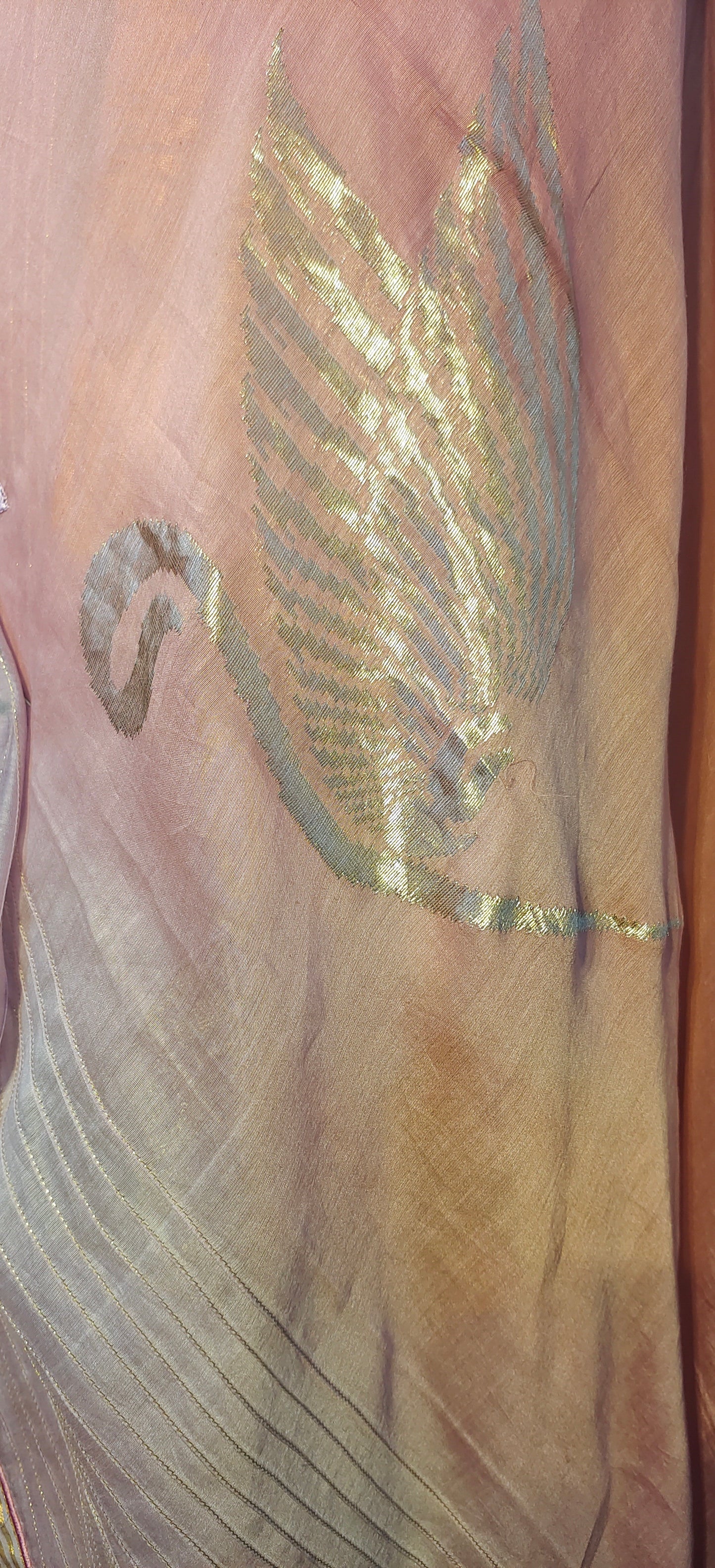 Semi Stitched Formal chanderi Suitset