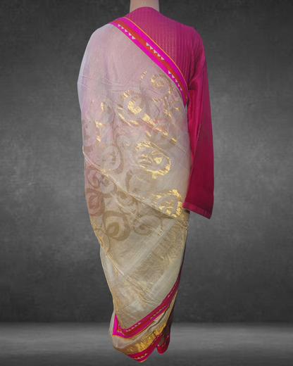 Formal Chanderi Tissue Saree(VKSR05MAY03) VISHAL KAPUR STUDIO