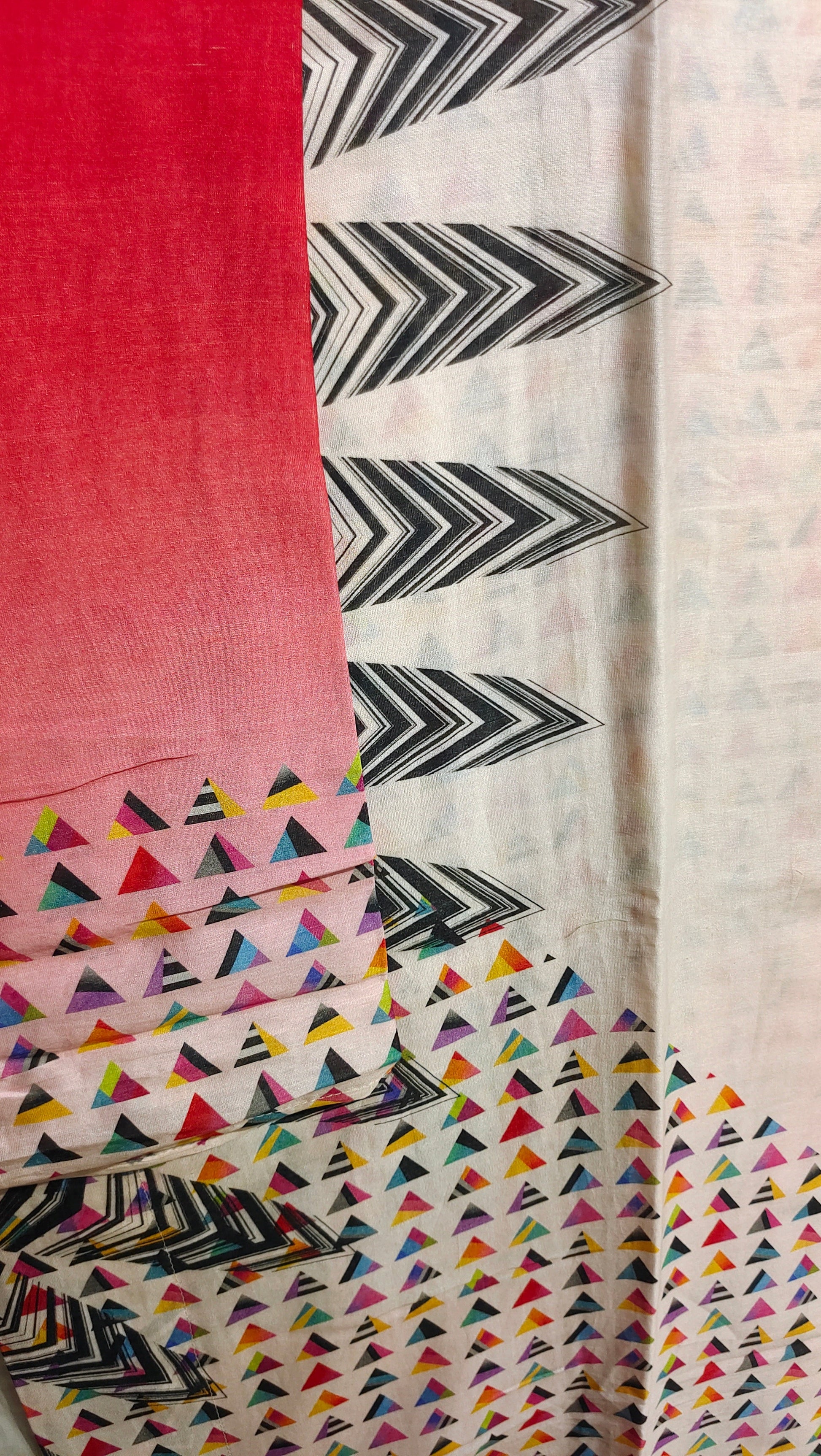 Semi Stitched Chanderi Casual Kurta VISHAL KAPUR