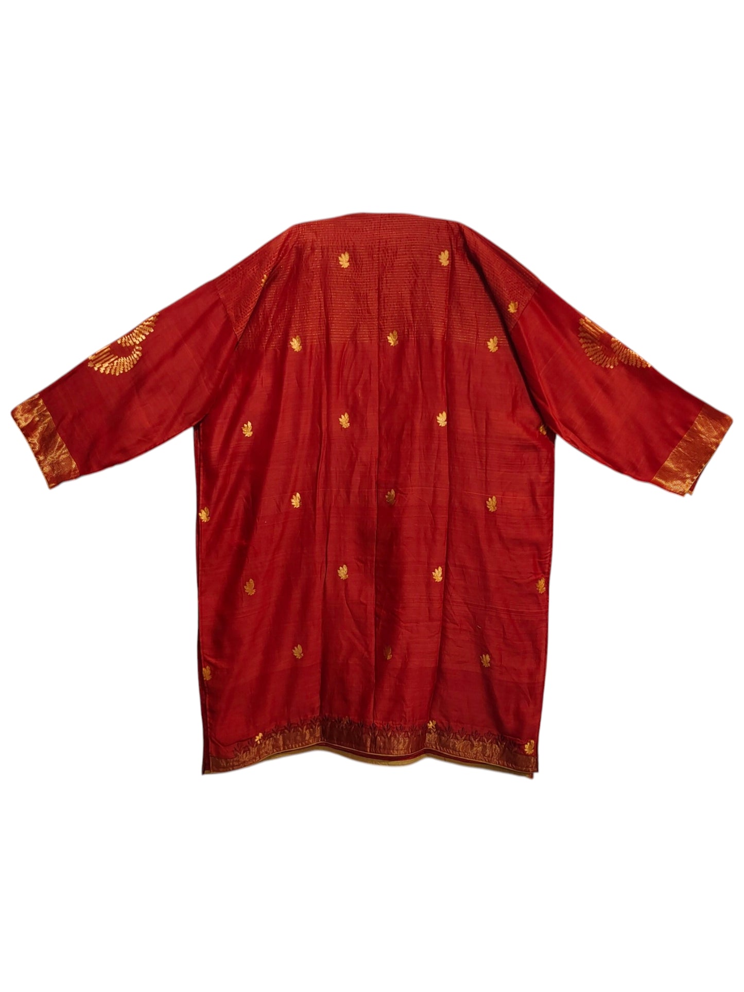 Semi Stitched Chanderi Formal Suitset