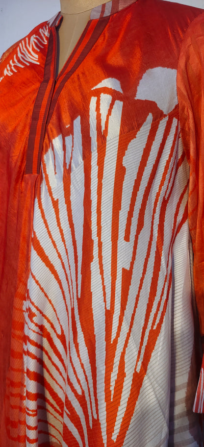 Stitched Chanderi dress