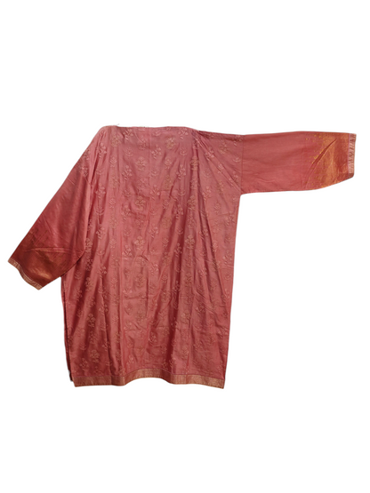 Semi Stitched Formal Chanderi Kurta
