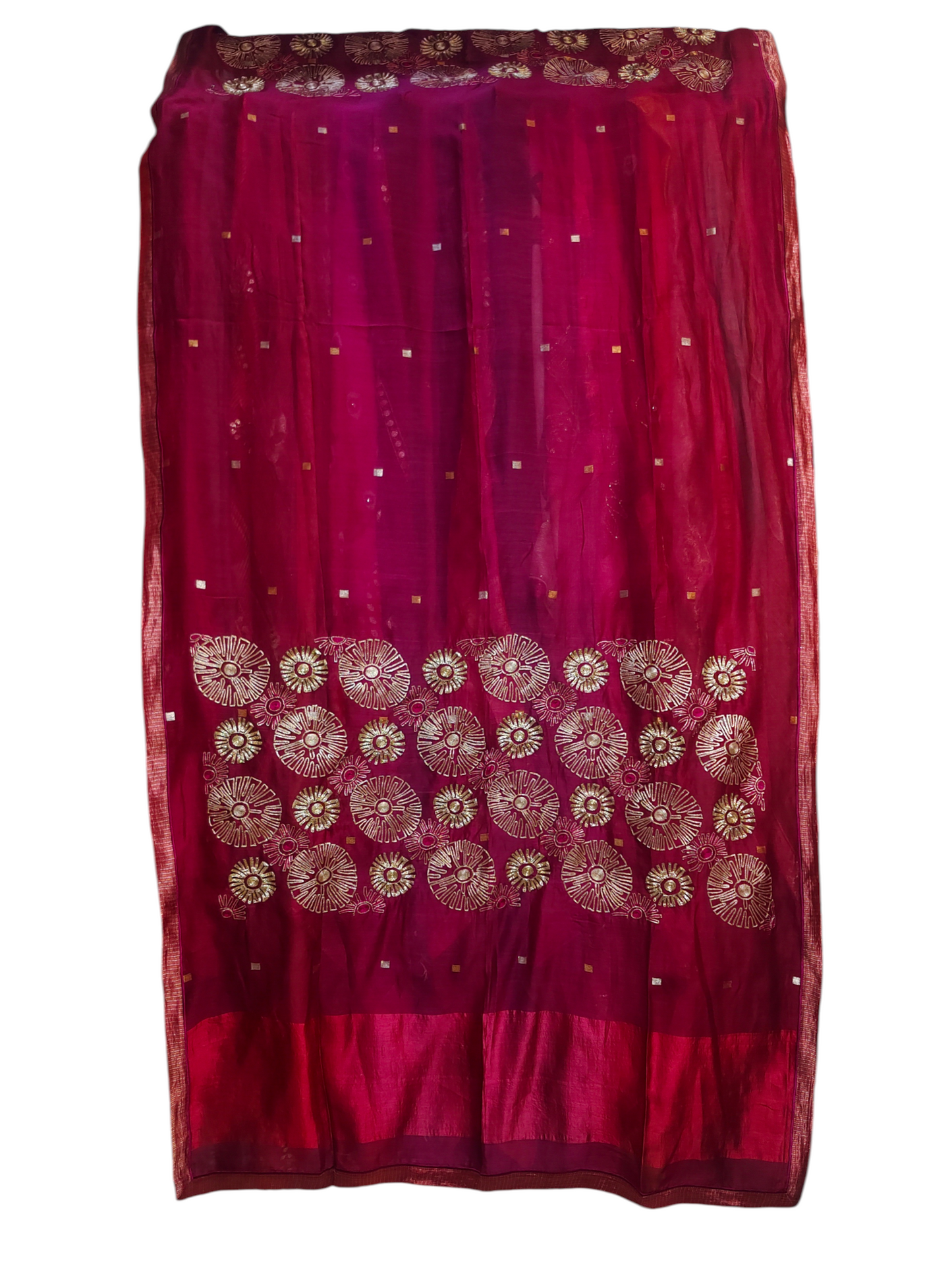 Semi Stitched Formal chanderi Suitset