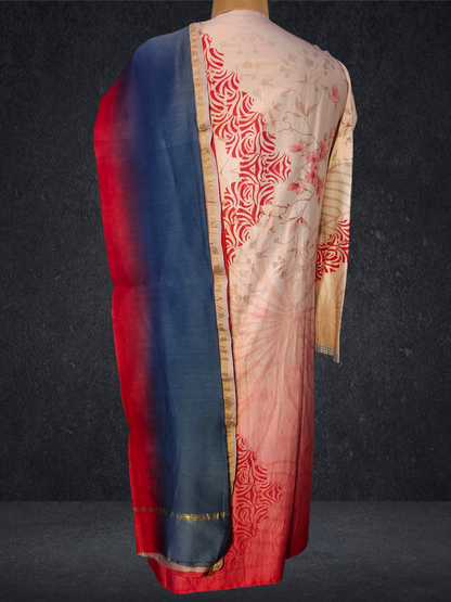 Semi Stitched Cotton Casual Suitset VISHAL KAPUR