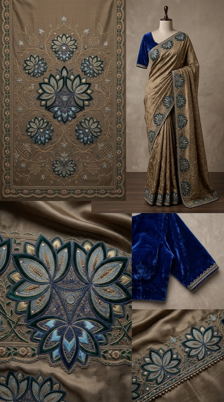 Formal Pure Silk Embroidered Saree