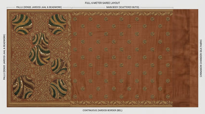 Formal Pure Silk embroidered Saree