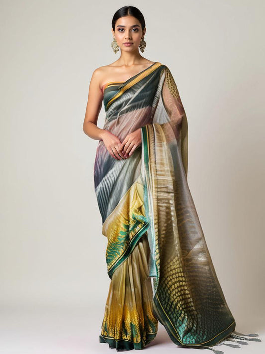 Casual Digital Printed Saree