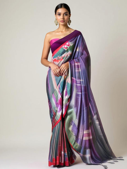 Casual Digital Printed Saree