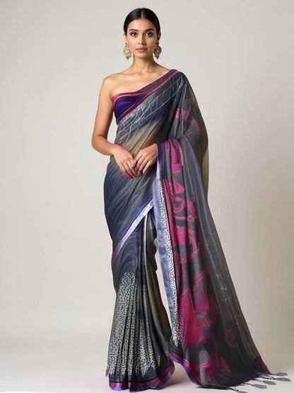 Casual Digital Printed Saree