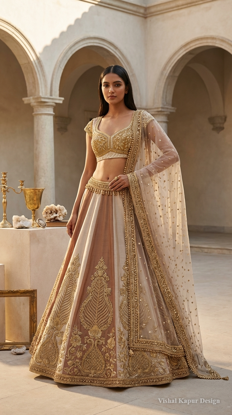 Formal embroidered Lehnga