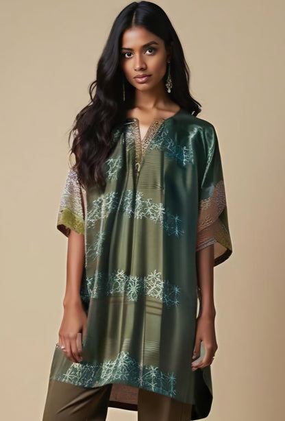 Stitched Digital Printed Short Tunic