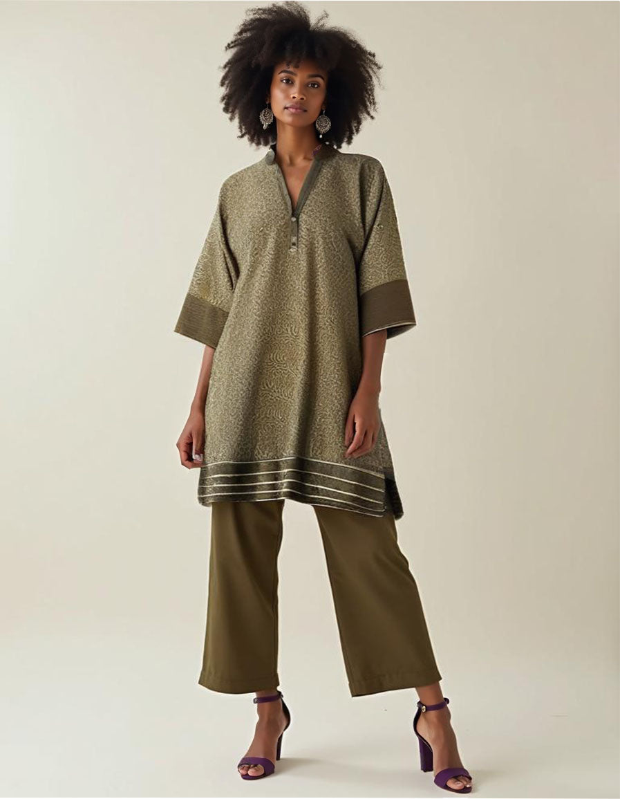 Stitched Digital Printed Short Tunic