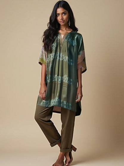 Stitched Digital Printed Short Tunic