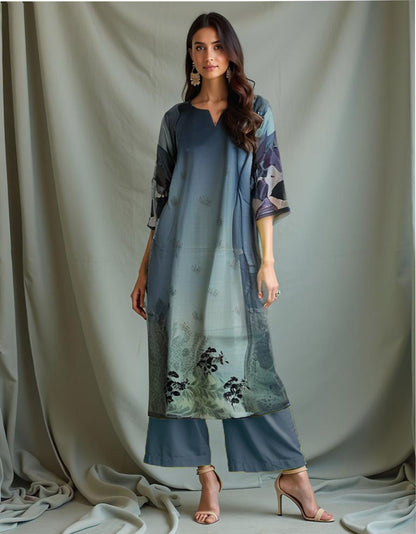 Semistitched Chanderi Kurta VISHAL KAPUR