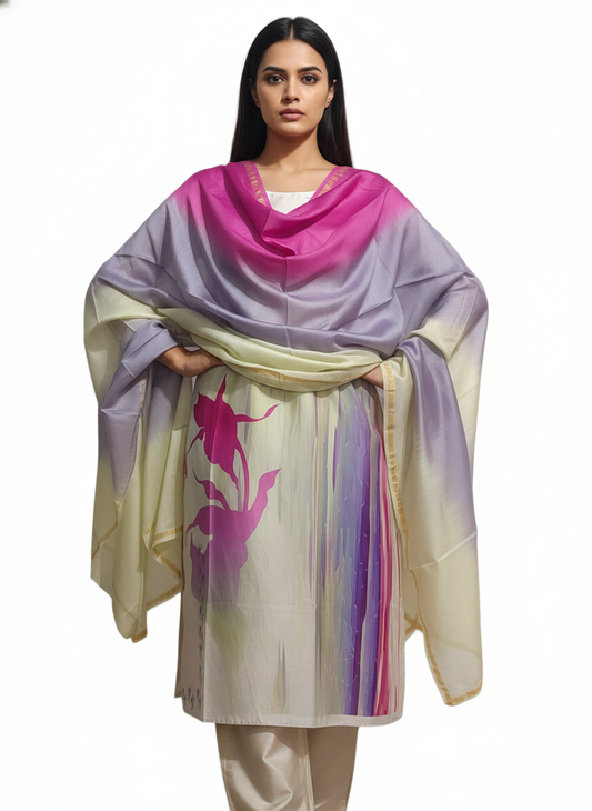 Semi Stitched Cotton Casual Suitset VISHAL KAPUR