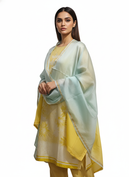 Semi Stitched Cotton Casual Suitset VISHAL KAPUR