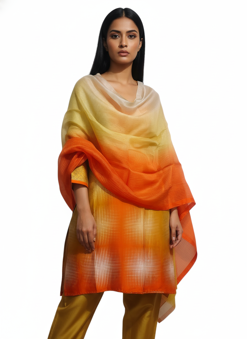 Semi Stitched Cotton Casual Suitset VISHAL KAPUR