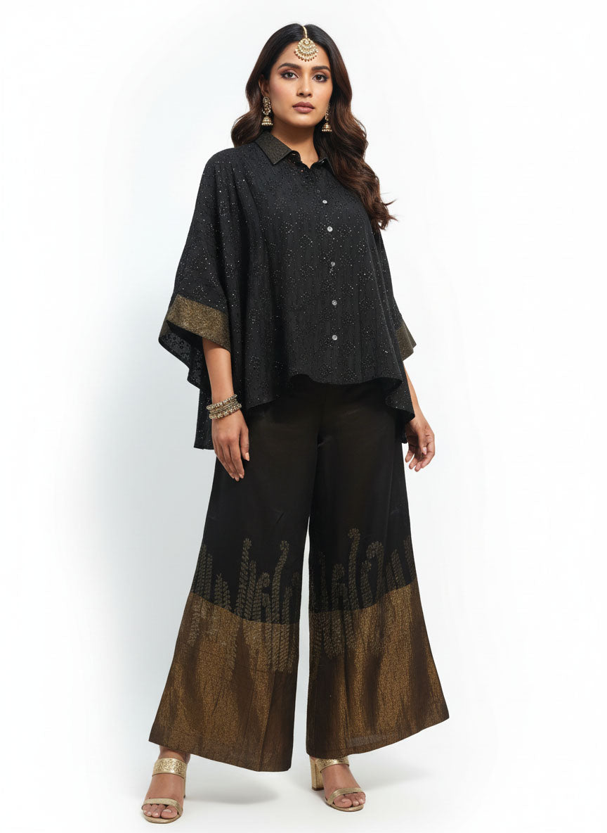 Indowestern chanderi formal coordset