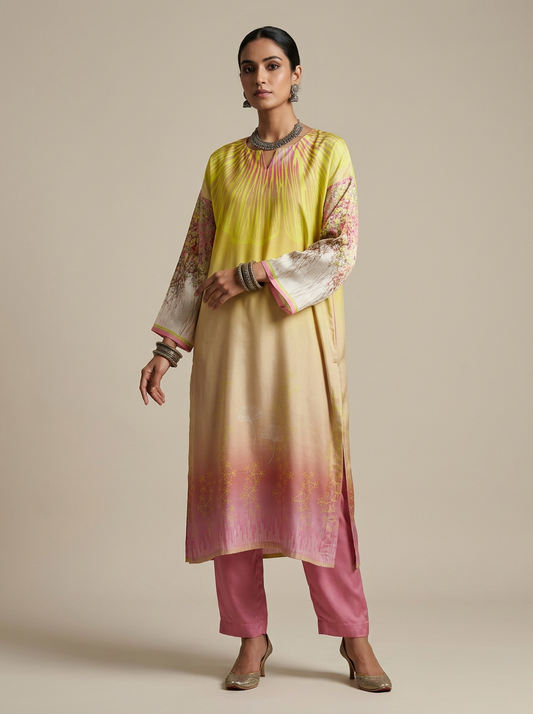 Semi Stitched cotton modal Kurta
