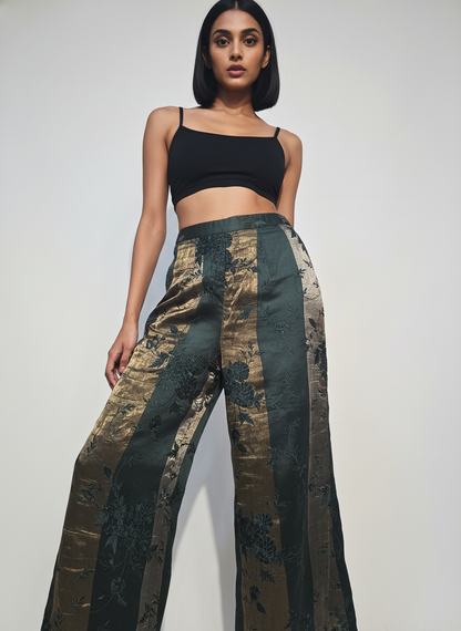 Formal Chanderi Zari Woven Palazzo pant (VKSKT01MAR19)