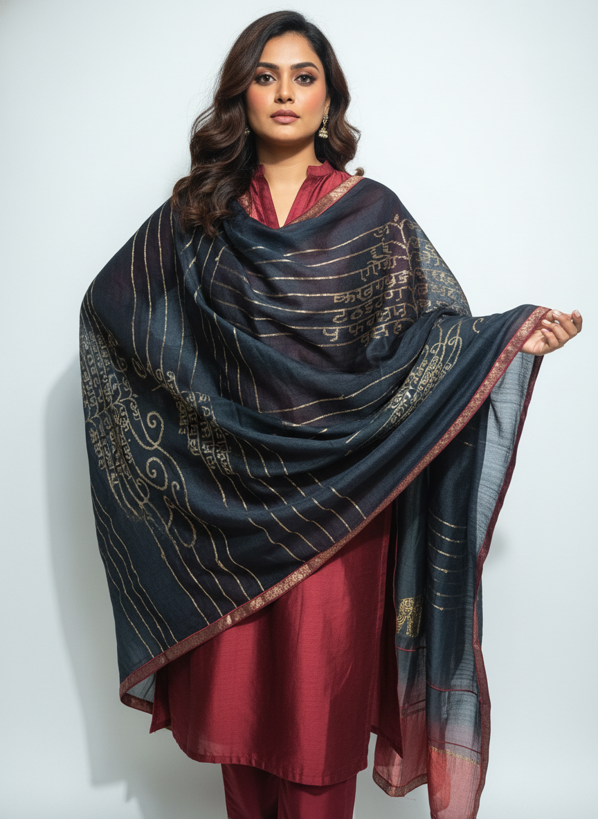 Formal chanderi Dupatta