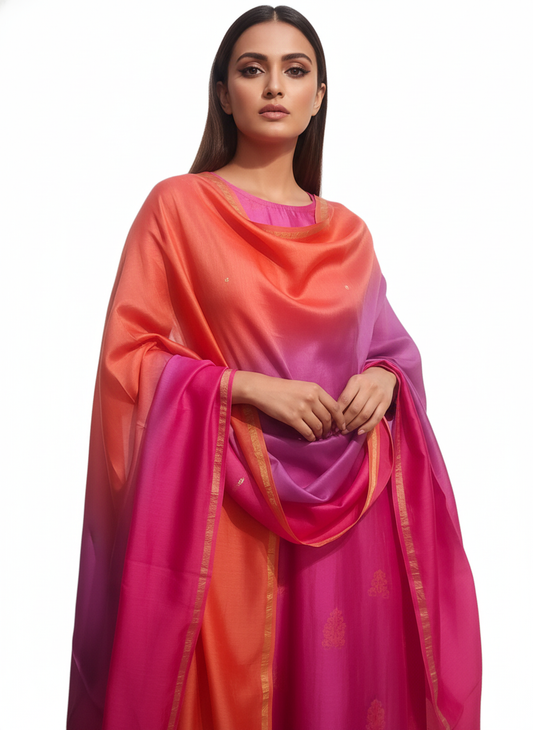 Semi Stitched Cotton Casual Suitset VISHAL KAPUR