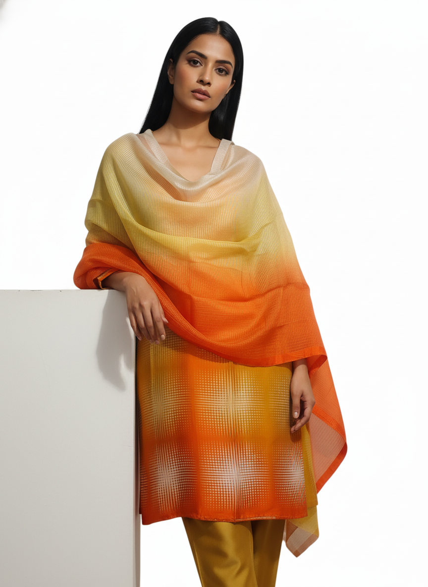 Semi Stitched Cotton Casual Suitset VISHAL KAPUR