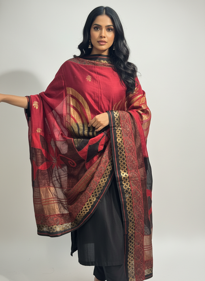 Formal chanderi Dupatta