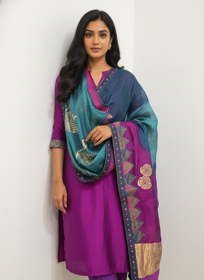 Formal chanderi Dupatta