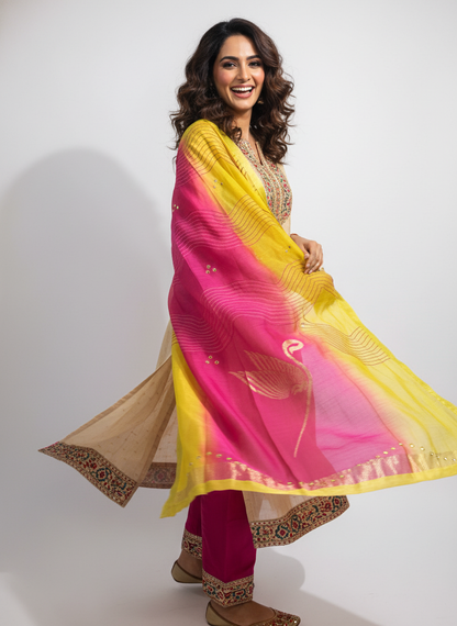 Formal chanderi Dupatta