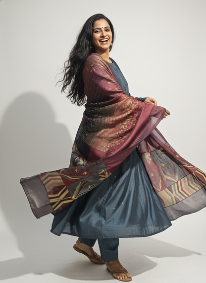 Formal chanderi Dupatta