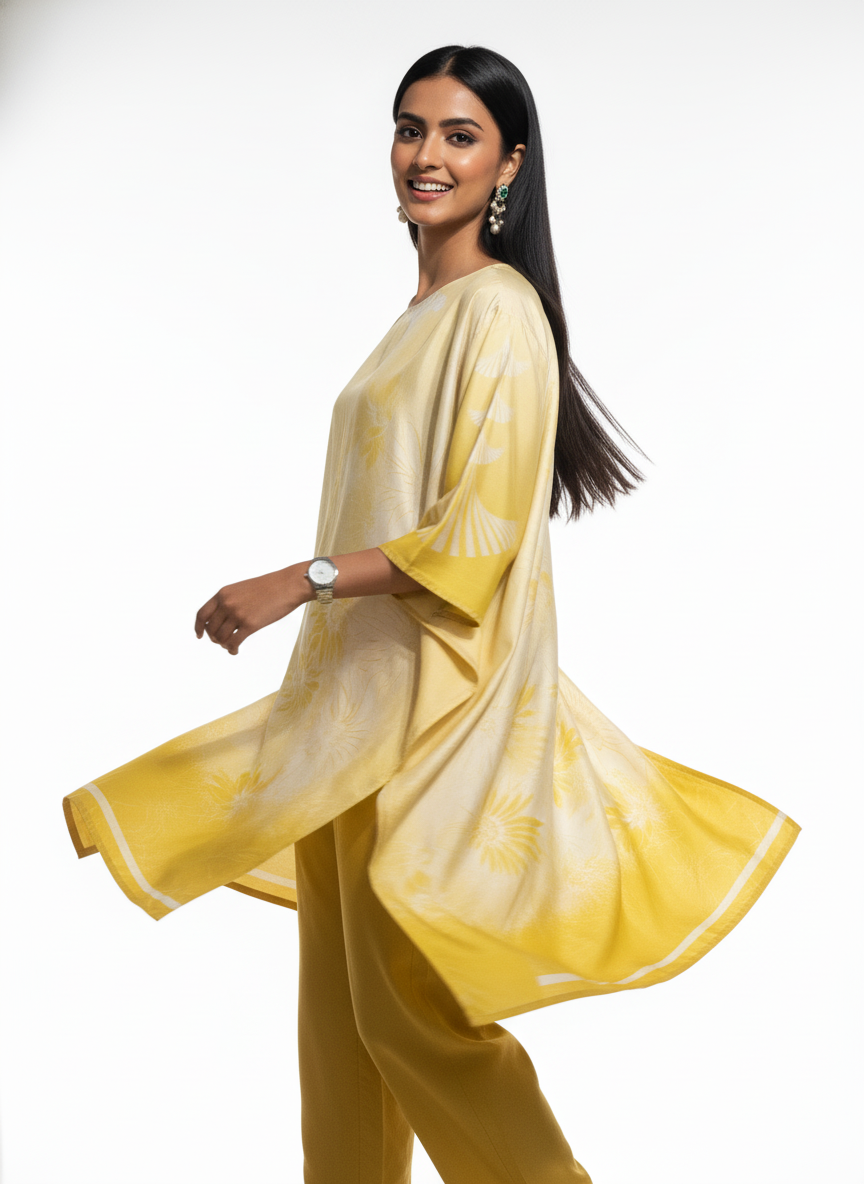 Semi Stitched Cotton kurta