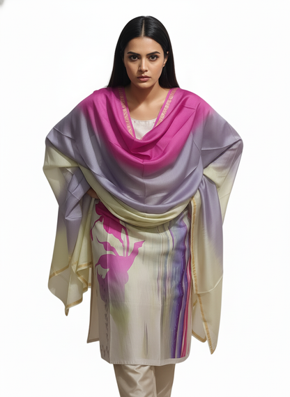 Semi Stitched Cotton Casual Suitset VISHAL KAPUR