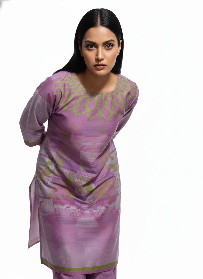 Semi Stitched Chanderi Kurta