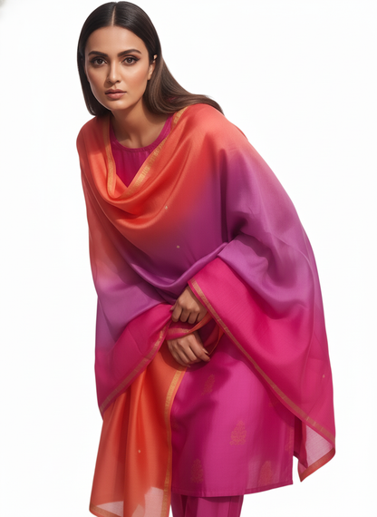 Semi Stitched Cotton Casual Suitset VISHAL KAPUR