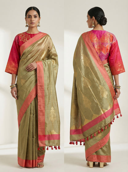 Formal Silk Chanderi saree