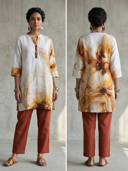 Stitched Digital Printed Short Tunic