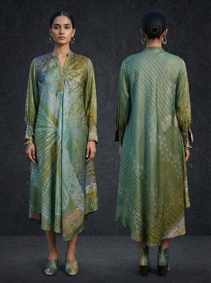 Stitched Chanderi dress