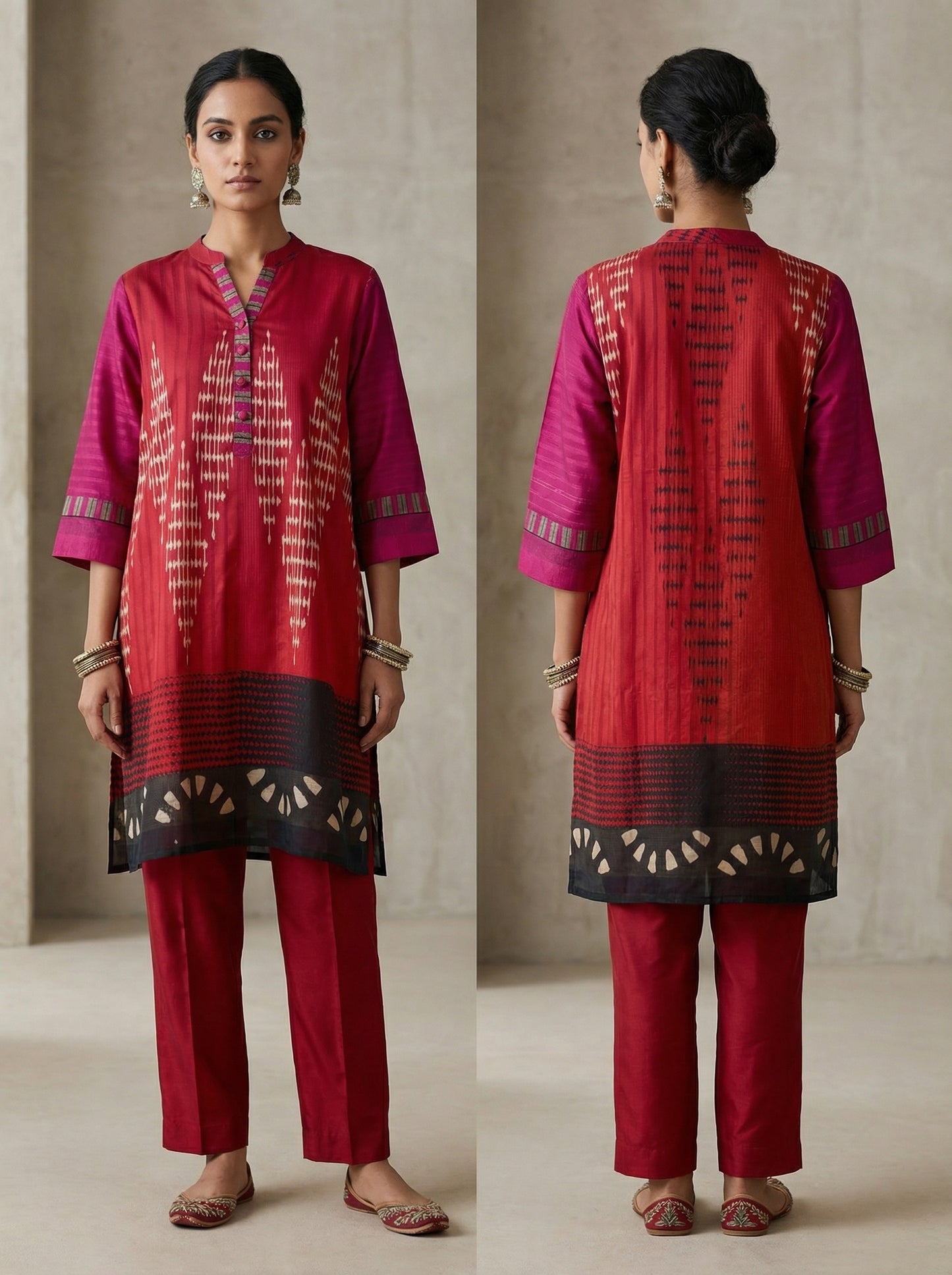 Stitched Digital Printed Short Tunic