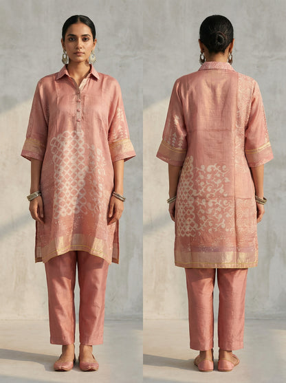 Stitched block Printed Short Tunic