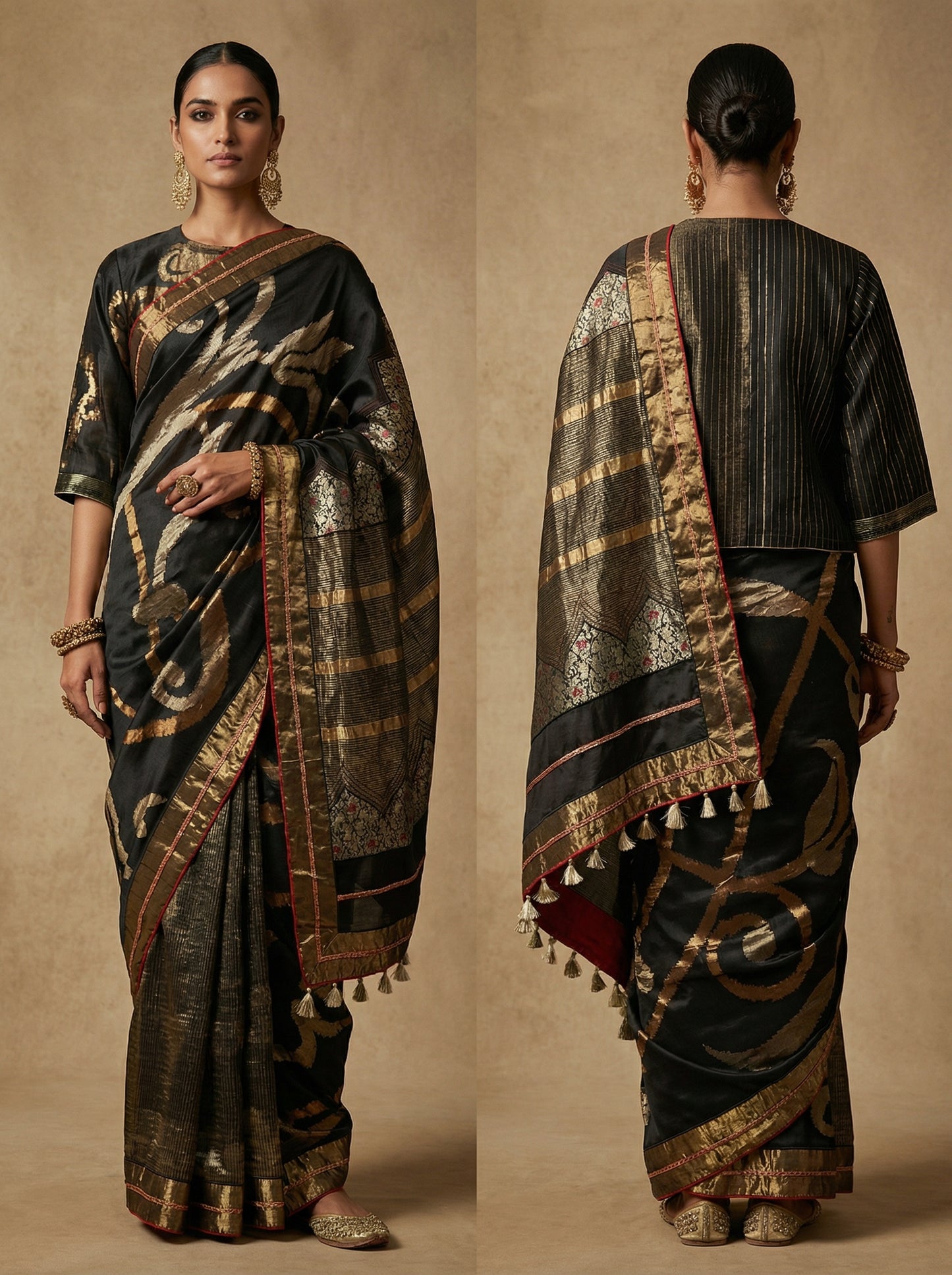 Formal Chanderi Zari Woven Saree