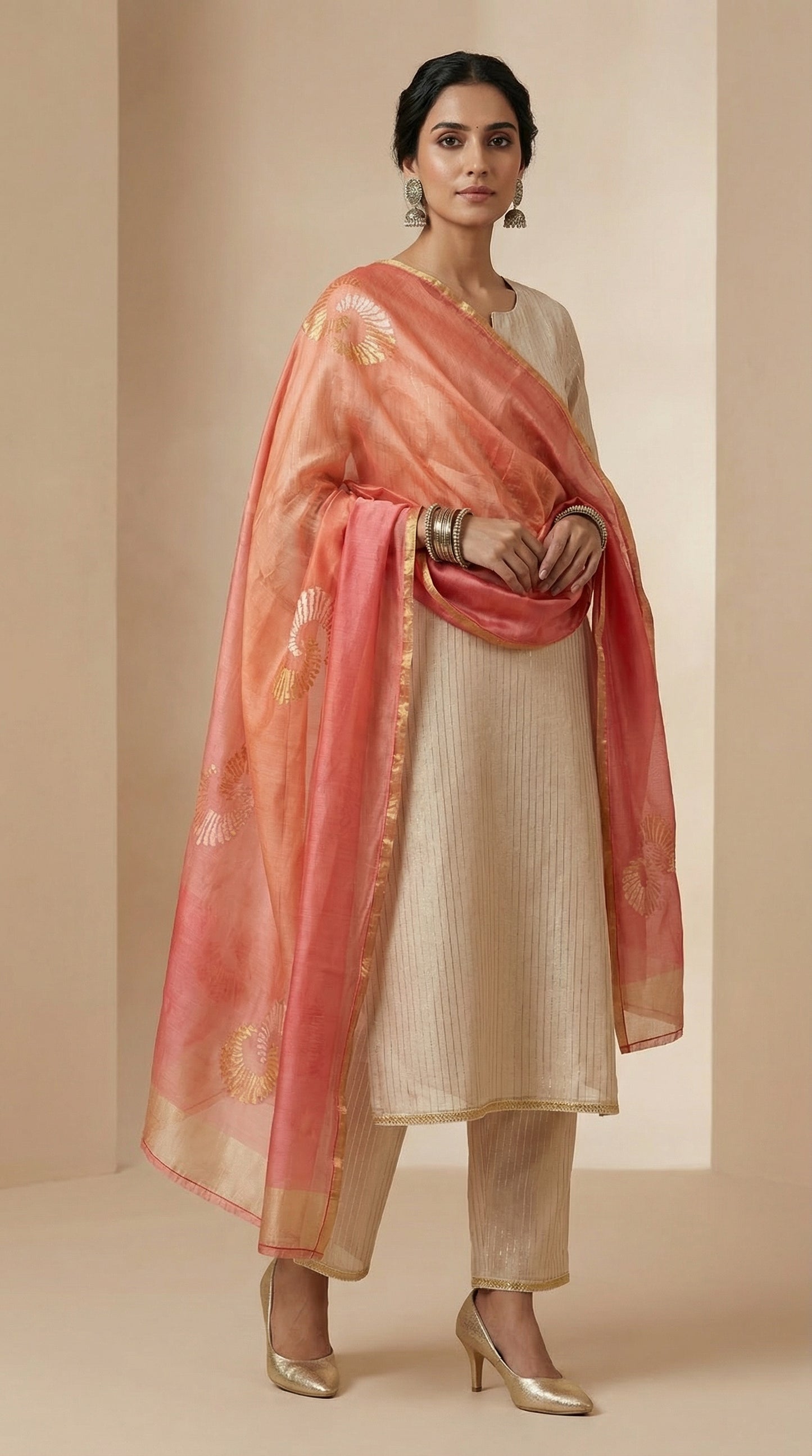 Formal chanderi Dupatta