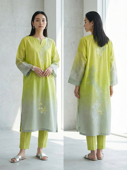 Semi Stitched Cotton lawn kurta
