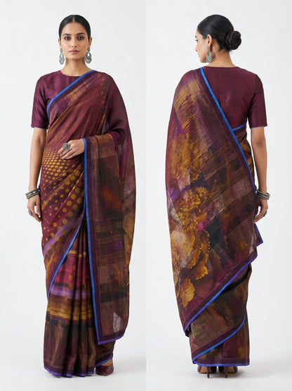 Casual Silk Digital Printed Saree